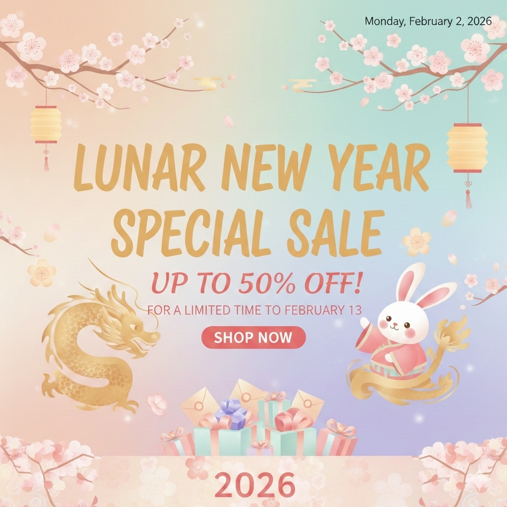 Lunar New Year Special Sale Poster